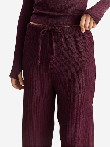 Loosefit Pantalon Bianco Lucci en rouge