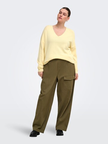 ONLY Carmakoma - Barrel Pantalón cargo 'CARINA ' en verde