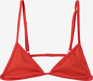 Triangolo Top per bikini di Bershka in rosso: frontale