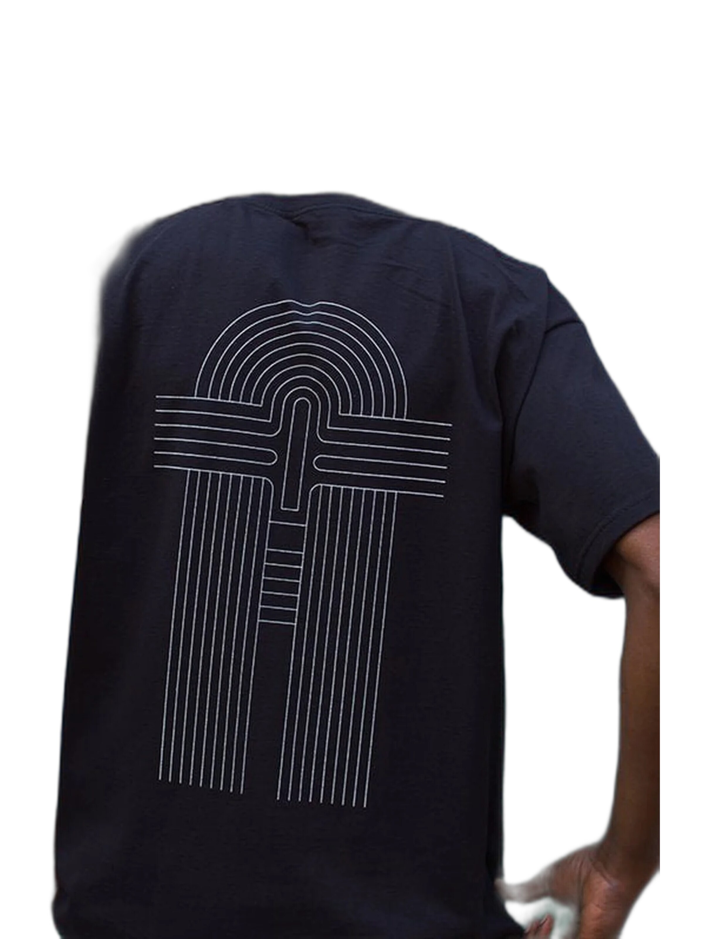 Maglietta 'T-shirt Totem' di Kanten in nero: frontale
