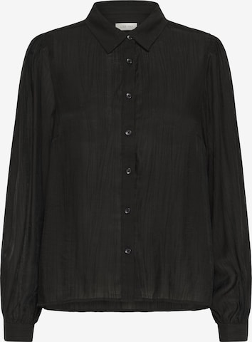 Cream Shirt in Zwart: voorkant