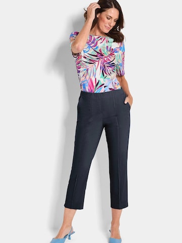 Goldner Slimfit Hose in Blau