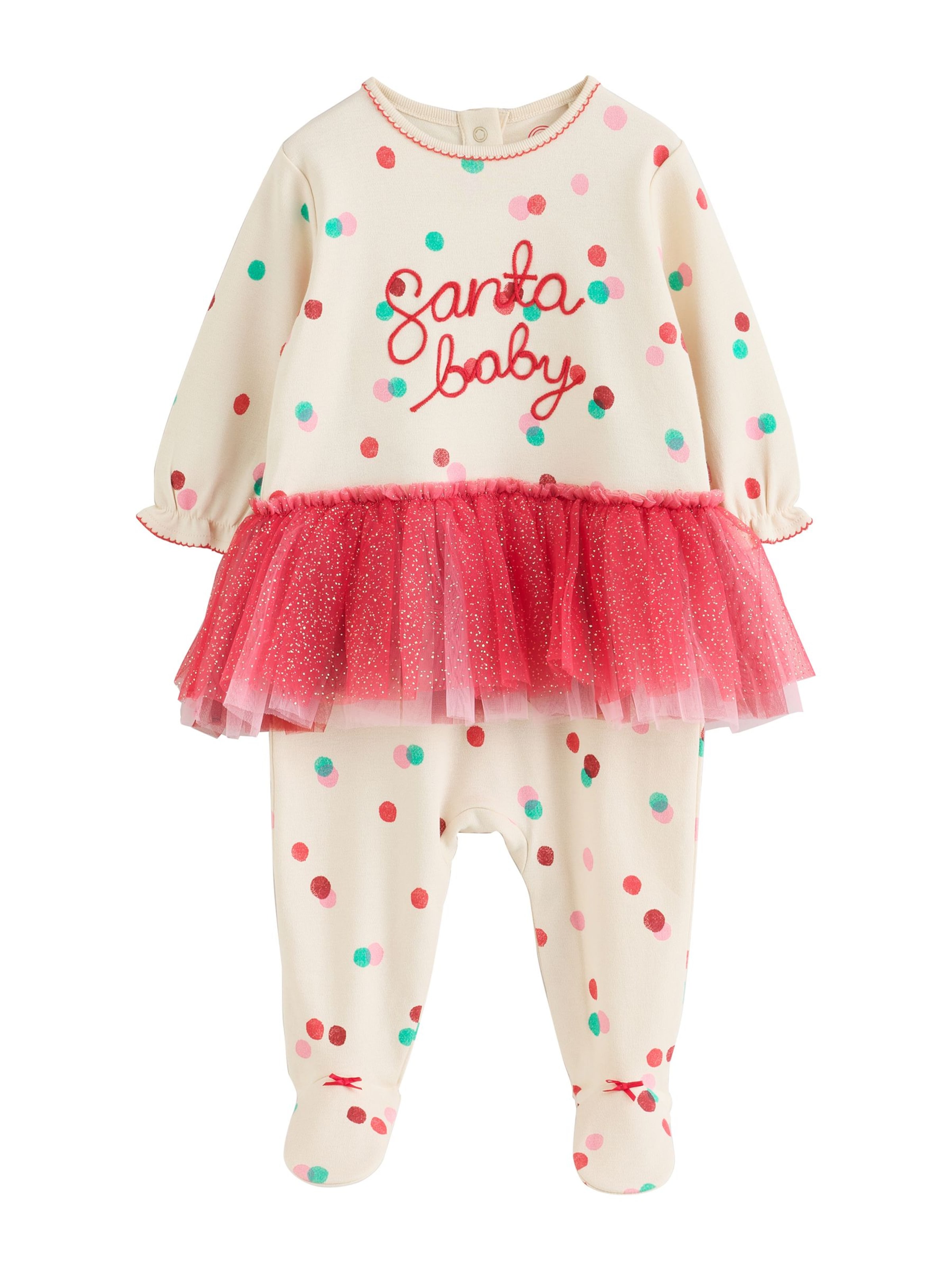 Next - Pijama en blanco: frente