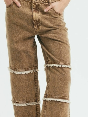 Résumé Loosefit Džíny 'Calliope' – hnědá
