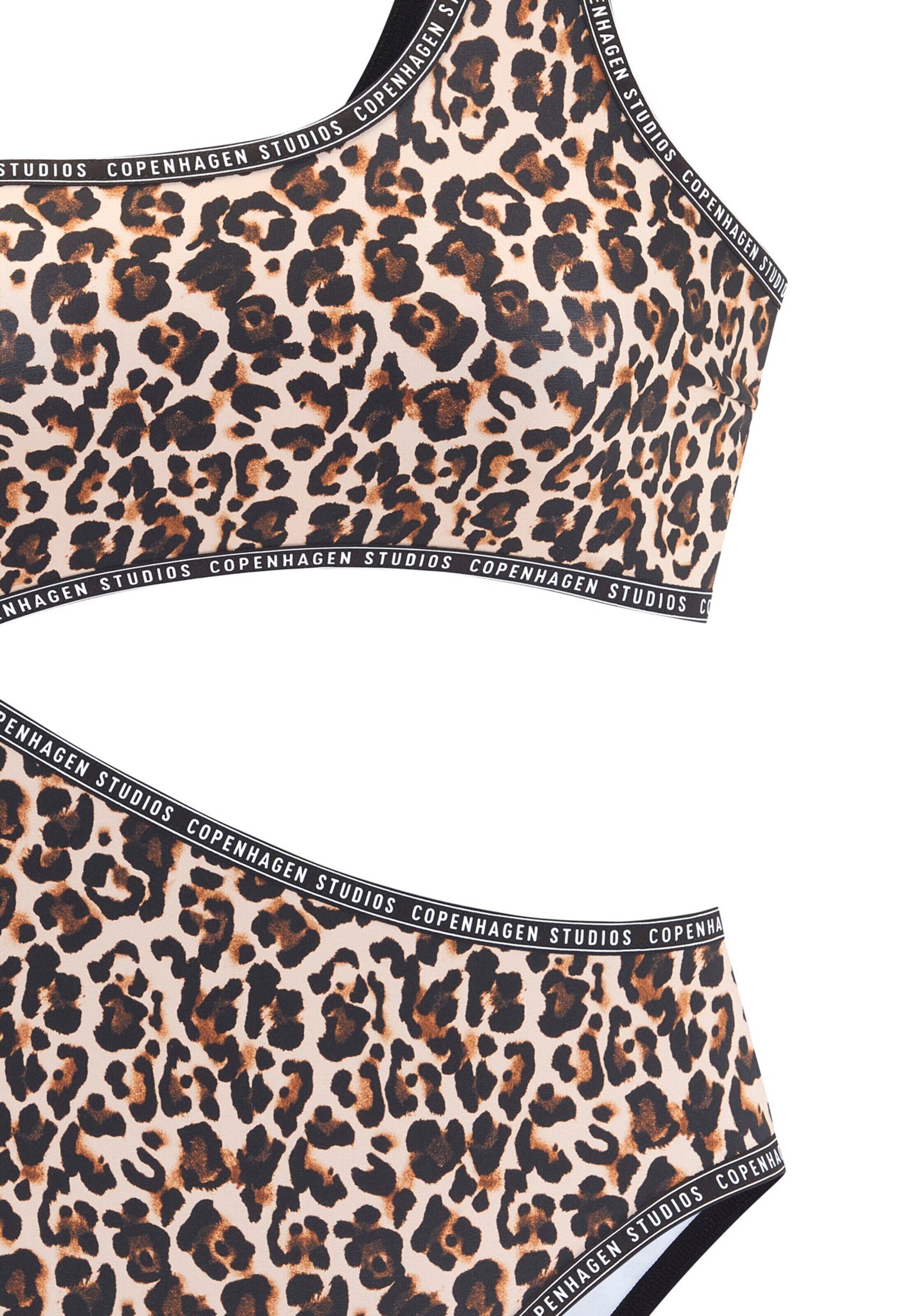 Copenhagen Studios Ολόσωμο μαγιό σε καφέ