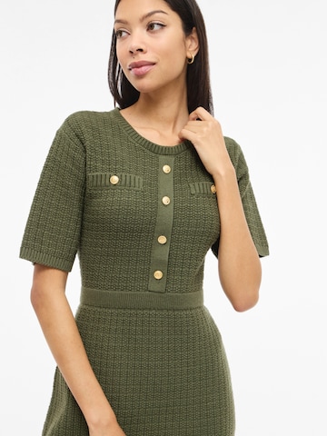 VILA Kötött ruhák 'VITrut' - zöld
