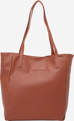 TOM TAILOR DENIM Shopper 'Arona' in Brown