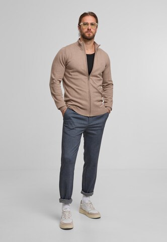 INDICODE JEANS Gebreid vest 'Tinos' in Beige