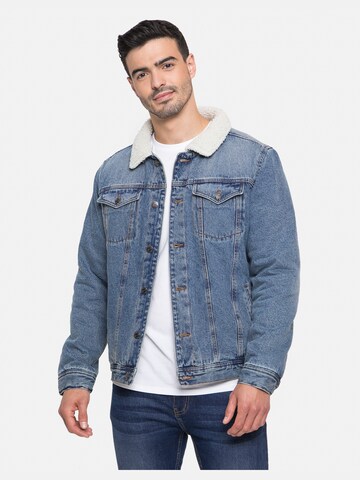 Threadbare Tussenjas 'Philip' in Blauw: voorkant