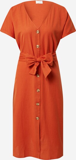 VILA Robe-chemise 'MARINE' en rouge rouille, Vue avec produit