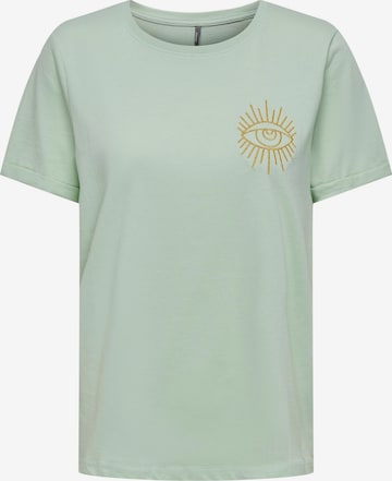 ONLY Shirt 'LEAH' in Green: front