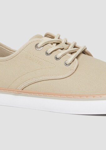 s.Oliver Sneakers laag in Beige