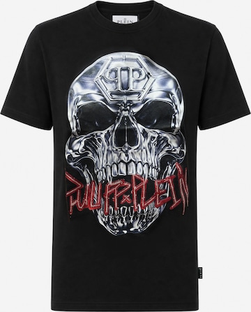 Philipp Plein Shirt 'Skull' in Zwart: voorkant