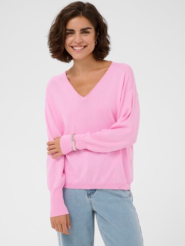Kaffe Pullover 'KALizza Mai' in Pink: Vorderseite