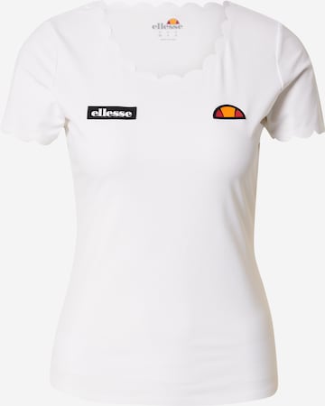ELLESSE - Camiseta funcional 'Evielyn' en blanco: frente