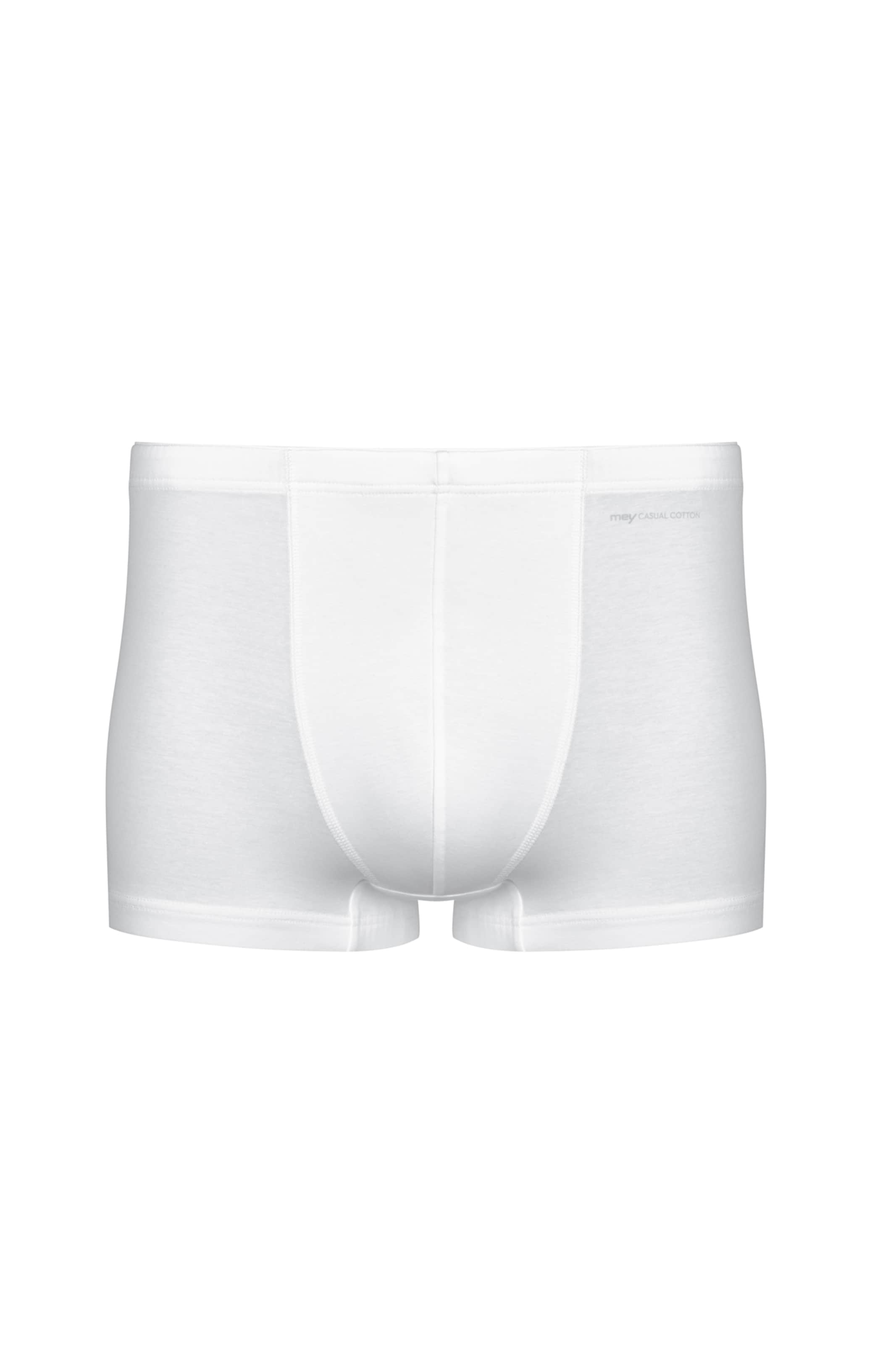 Boxers 'Casual Cotton' Mey en blanc : devant