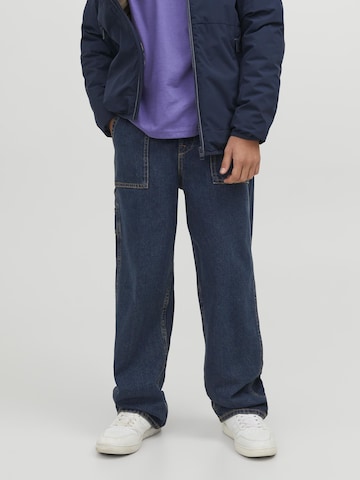 Jack & Jones Junior Loosefit Jeans 'Chris Utility MF 868' in Blau: predná strana