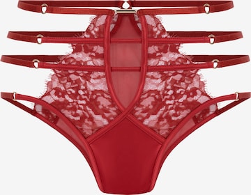 raudona Hunkemöller Kelnaitės paaukštintu liemeniu: priekis