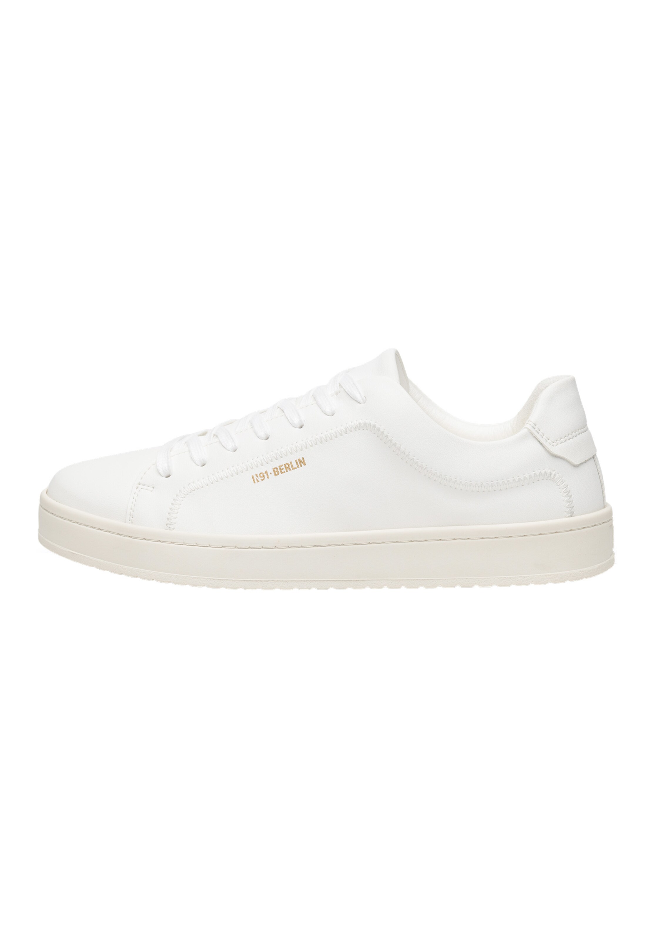 N91 Platform trainers 'Vegan One BB' in White: front