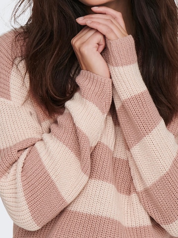 ONLY Sweter 'Pernille' w kolorze różowy