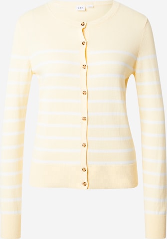 GAP Вязаная кофта в Желтый: спереди