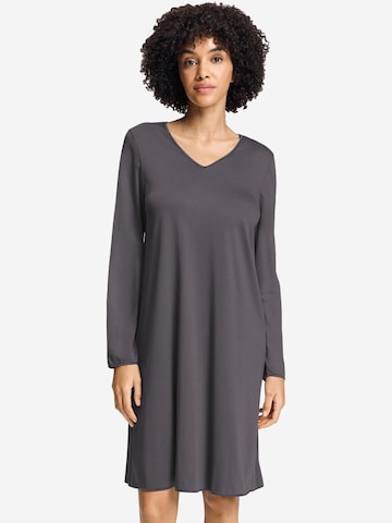Hanro Nachthemd 'Cotton Silk' in Grijs: voorkant