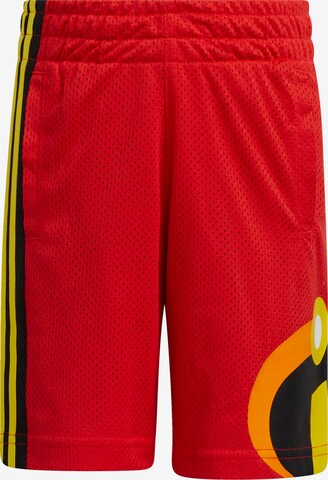 ADIDAS PERFORMANCE Regular Workout Pants 'Metroville' in Red: front