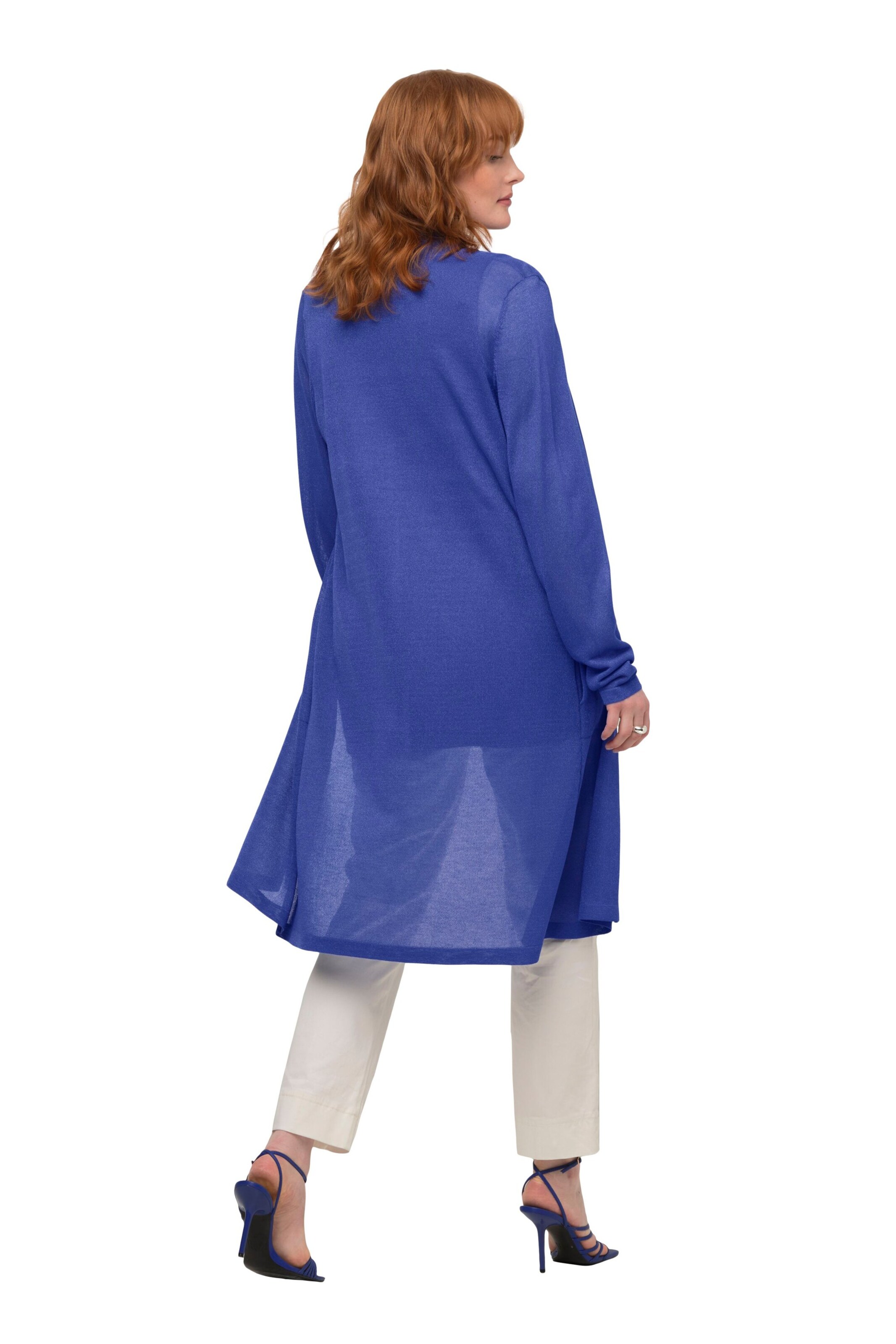 Cardigan Ulla Popken en bleu