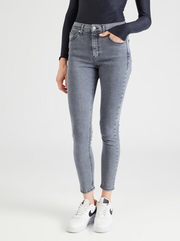 TOPSHOP Skinny Kavbojke 'Jamie' | siva barva: sprednja stran