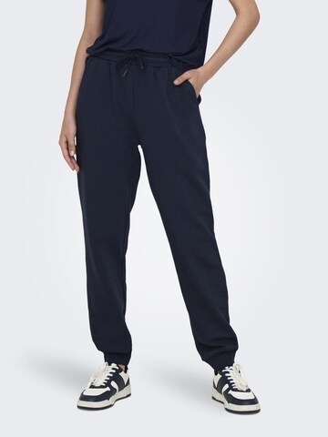 ONLY PLAY Tapered Sports trousers 'LUX' in Blue: front