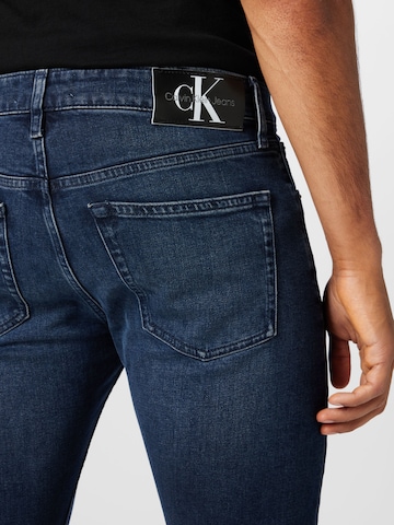 Calvin Klein JeansSlimfit Traperice - plava boja