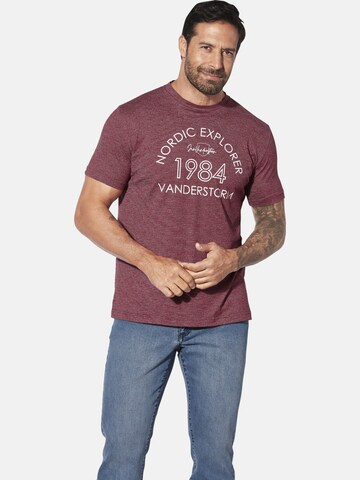 Jan Vanderstorm Shirt 'Kerlovan' in Rood: voorkant