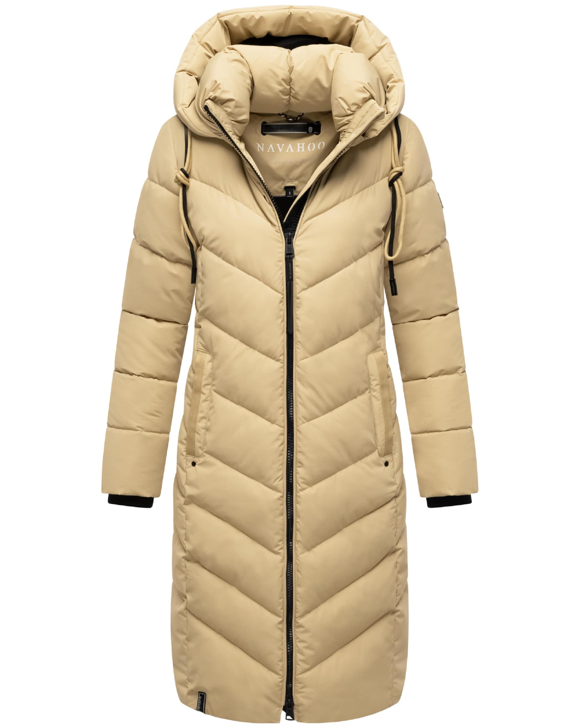 NAVAHOO Χειμερινό παλτό 'Sahnekatzii XIV' σε μπεζ
