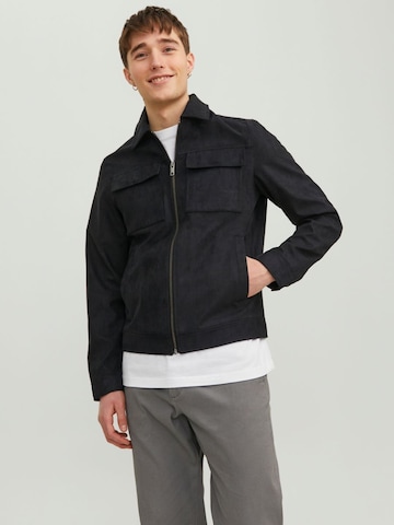 JACK & JONES Overgangsjakke 'Rocky Payton' i sort: forside