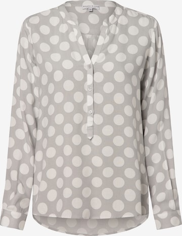 Marie Lund Blouse in Grijs: voorkant