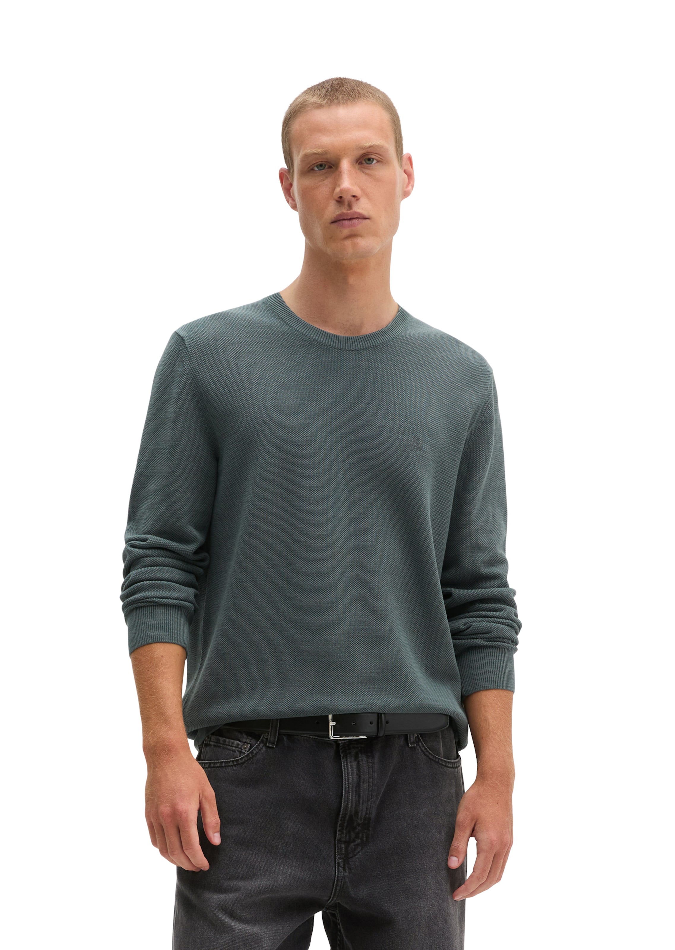 Marc O'Polo Sweater in Grey: front