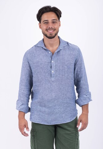 Panareha Regular fit Button Up Shirt 'BIARRITZ' in Blue: front
