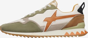 Baskets basses 'JET-M.' W6YZ en vert : devant