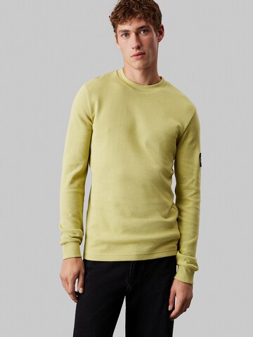 Calvin Klein Jeans Shirt in Gelb: Vorderseite