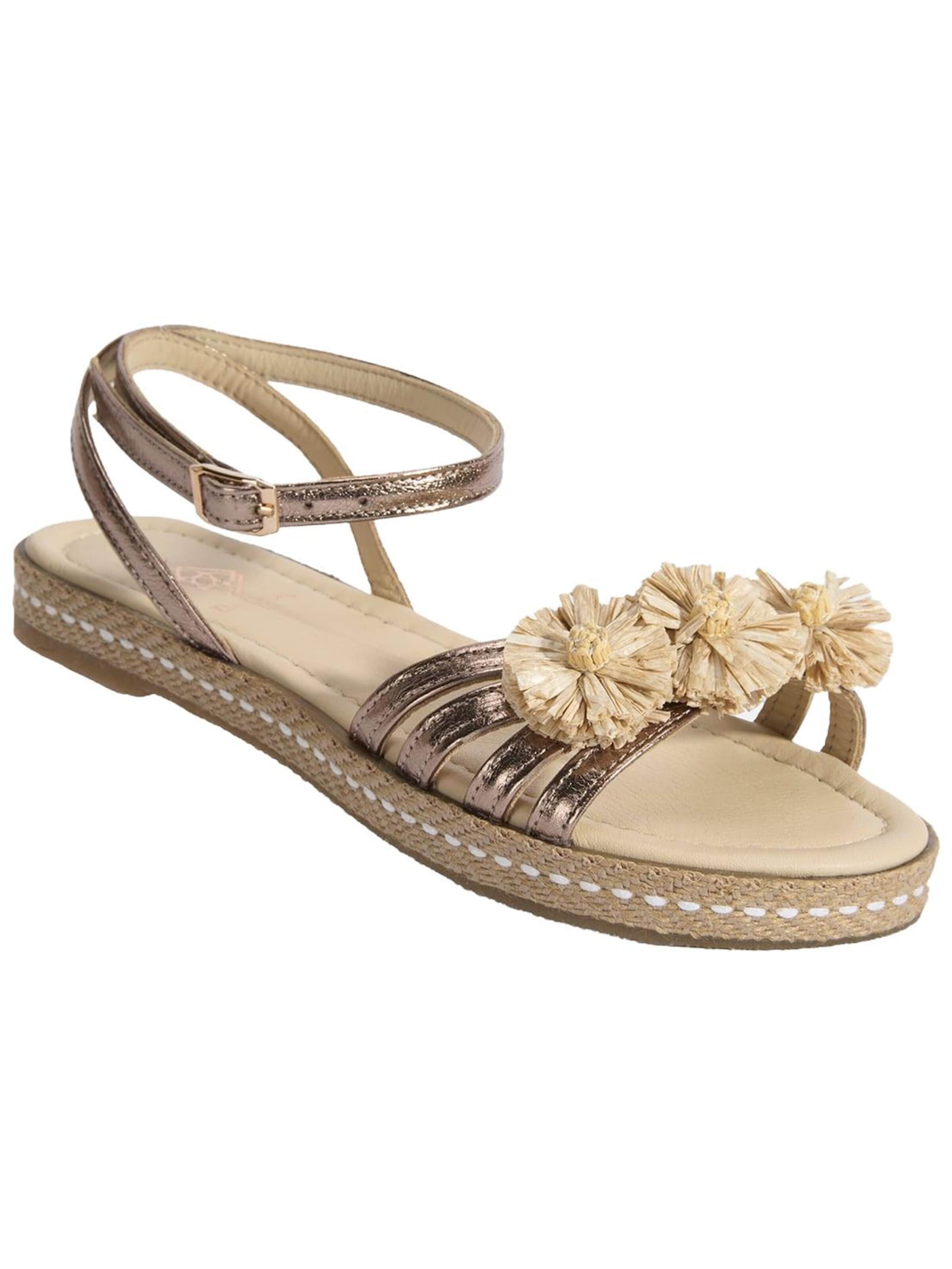 Desa Sandalen met riem 'Sandalen' in Bruin
