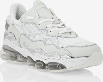 Plein Sport - Sapatilhas baixas em branco: frente