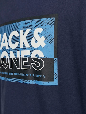 Tricou 'LOGAN' de la JACK & JONES pe albastru