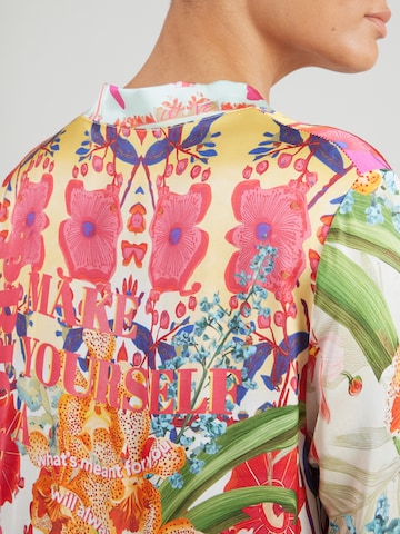 miss goodlife Φόρεμα 'Mosaic Flowers' σε μπλε