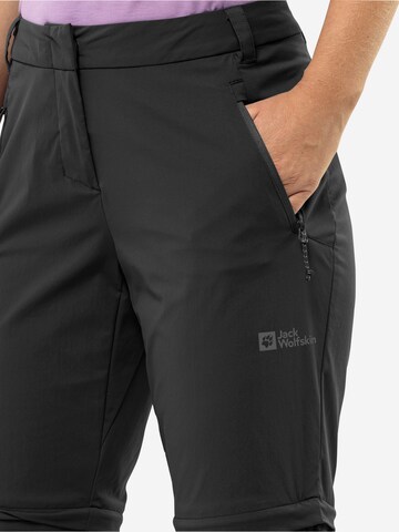 regular Pantaloni per outdoor 'GLASTAL' di JACK WOLFSKIN in nero