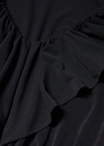 MANGO Obleka | črna barva