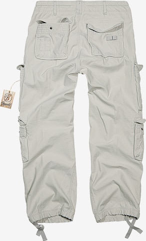 Brandit - Tapered Pantalón cargo en blanco