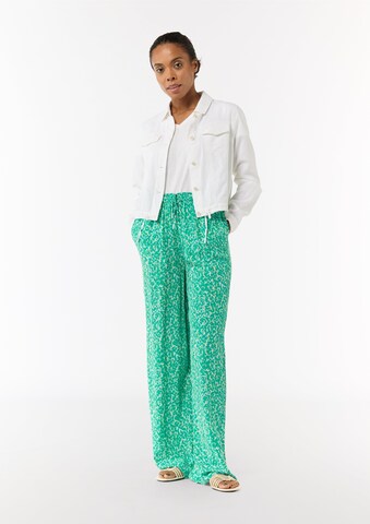 Regular Pantalon comma casual identity en vert : devant