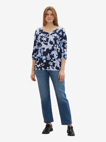 Tom Tailor Women + Blouse in Blue