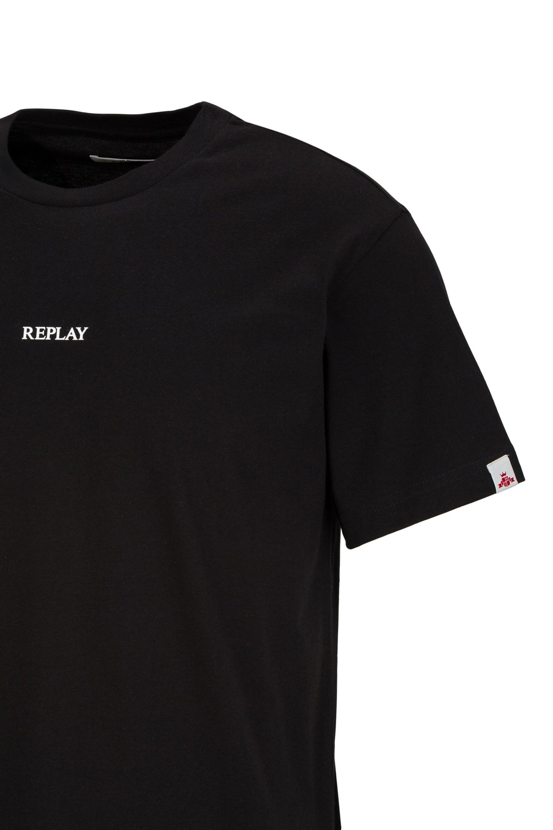 REPLAY Shirt in Zwart