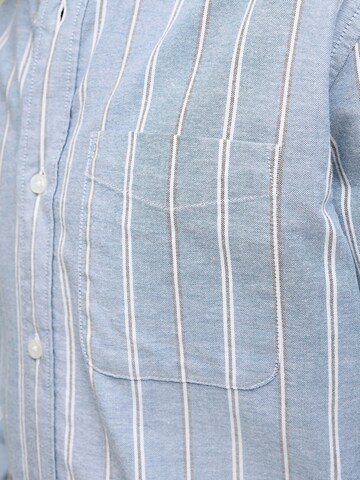 JACK & JONES Slim fit Button Up Shirt 'JPRBLUBrook' in Blue